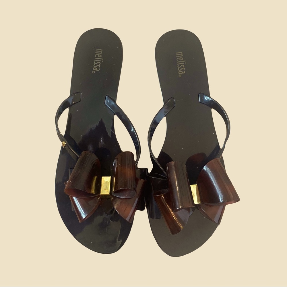 Melissa Harmonic Sweet VII Bow Slide Sandals